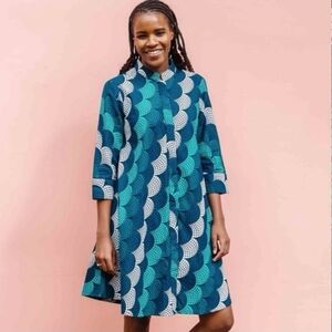 Zuri Kenya Dress Pacifica 1X